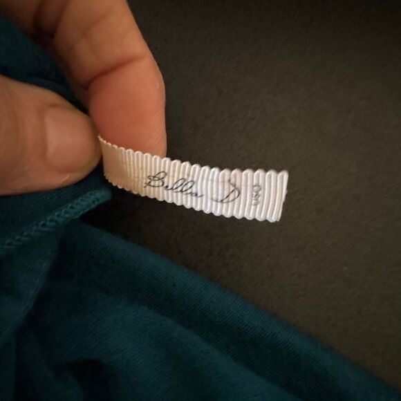 Womens Bella D Backless Tunic, size Medium, Teal, Sexy - Picture 6 of 7